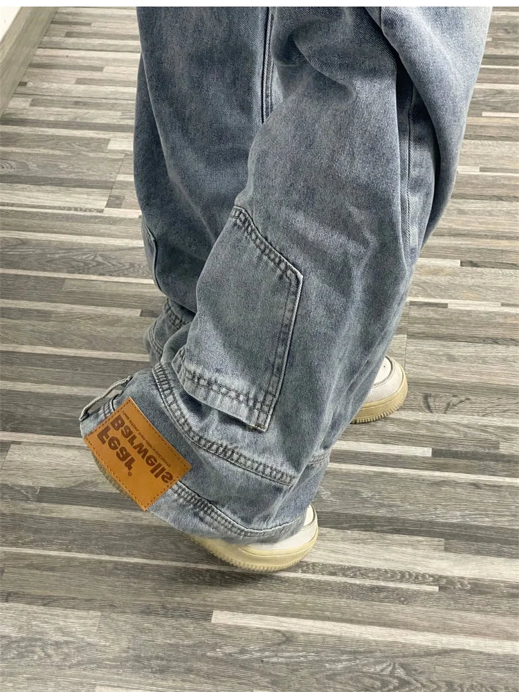 Women Retro Baggy Jeans